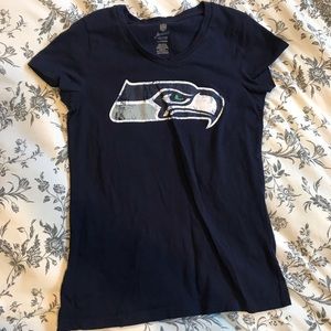 Seahawks V Neck Tee